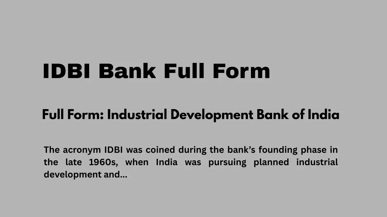 IDBI-Bank-Full-Form