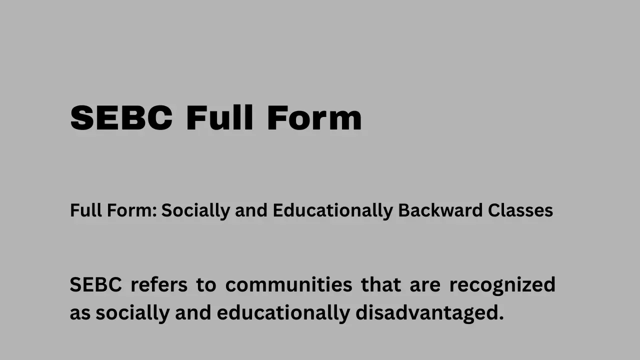sebc-full-form