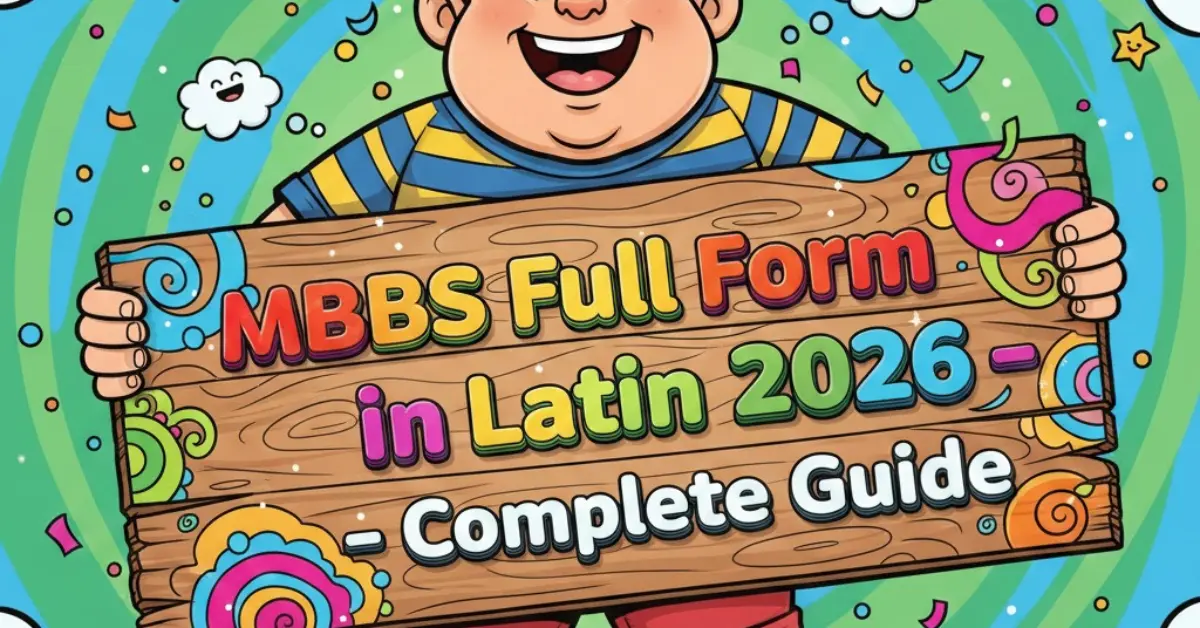 MBBS Full Form in Latin