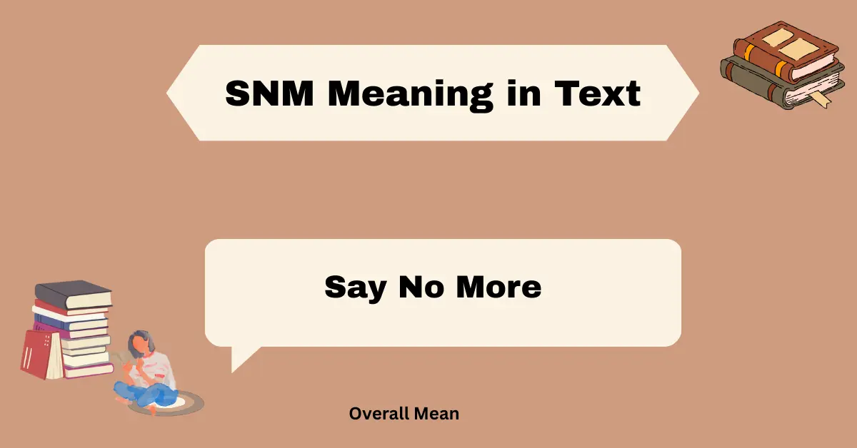 SNM Meaning in Text
