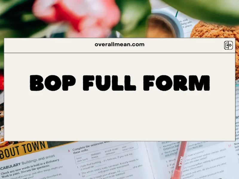 BOP Full Form