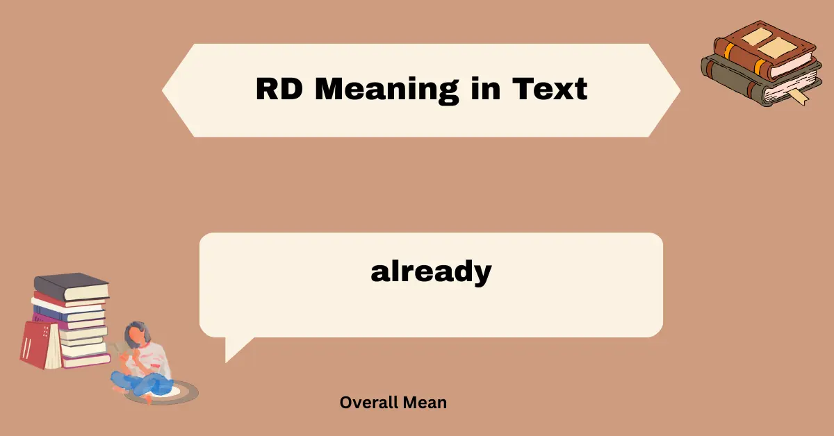 RD Meaning in Text