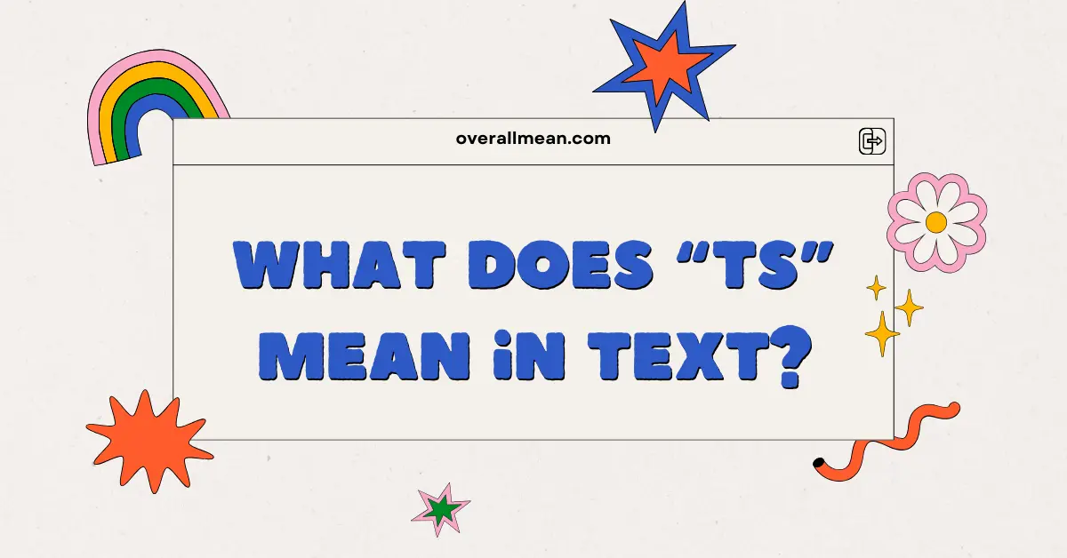 What Does “TS” Mean in Text?