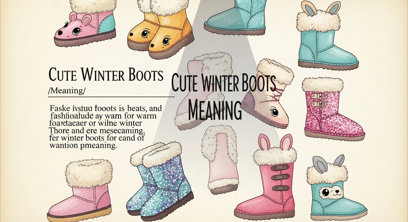Cute Winter Boots Meaning