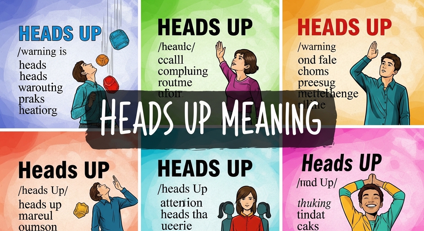 Heads Up Meaning