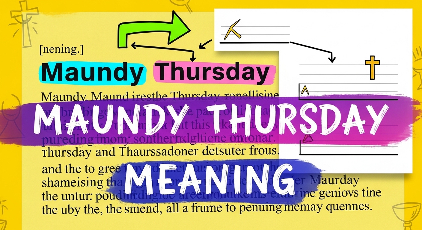 Maundy Thursday Meaning