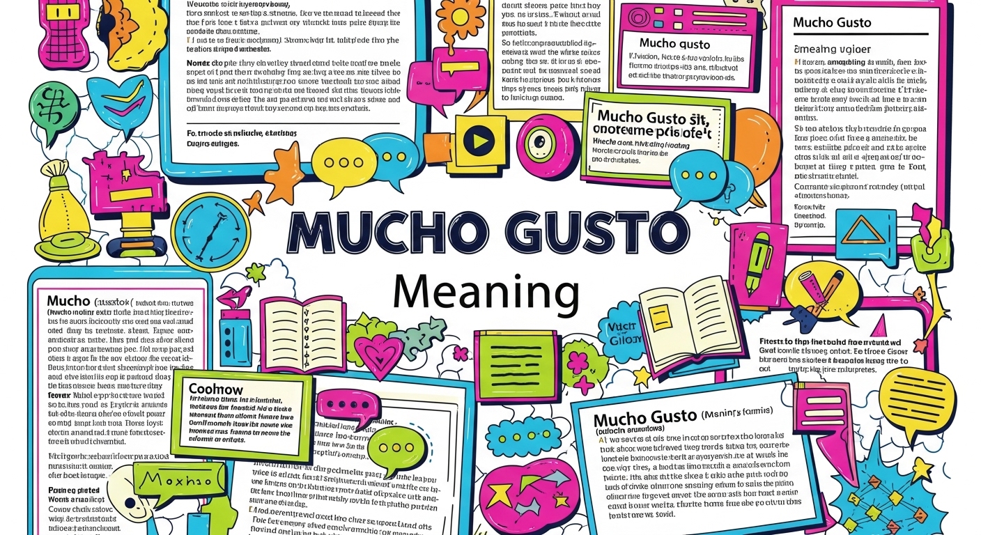 Mucho Gusto Meaning