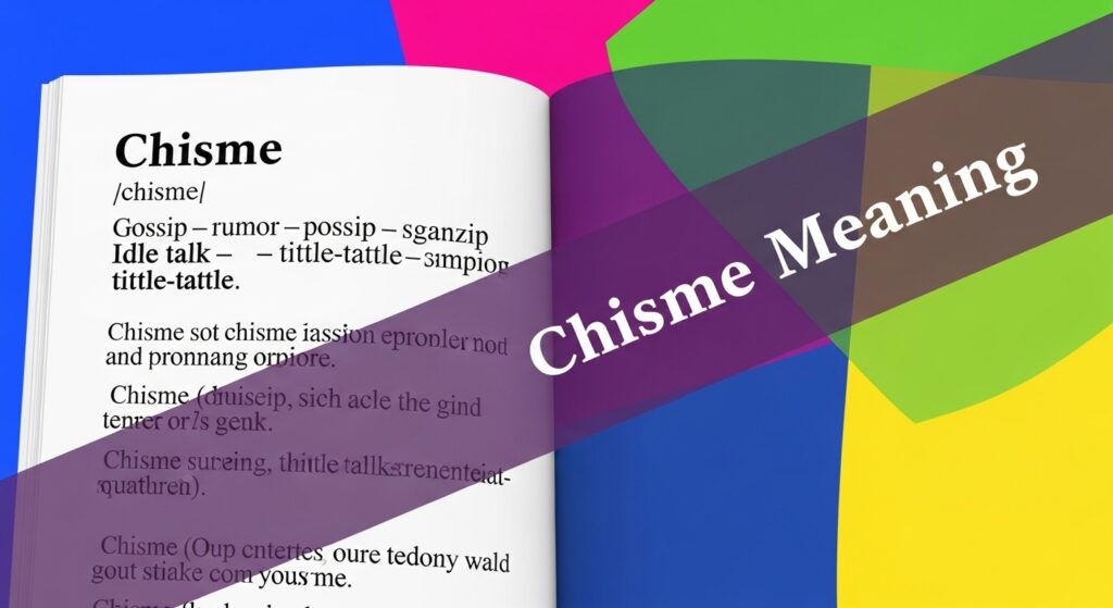 Chisme Meaning