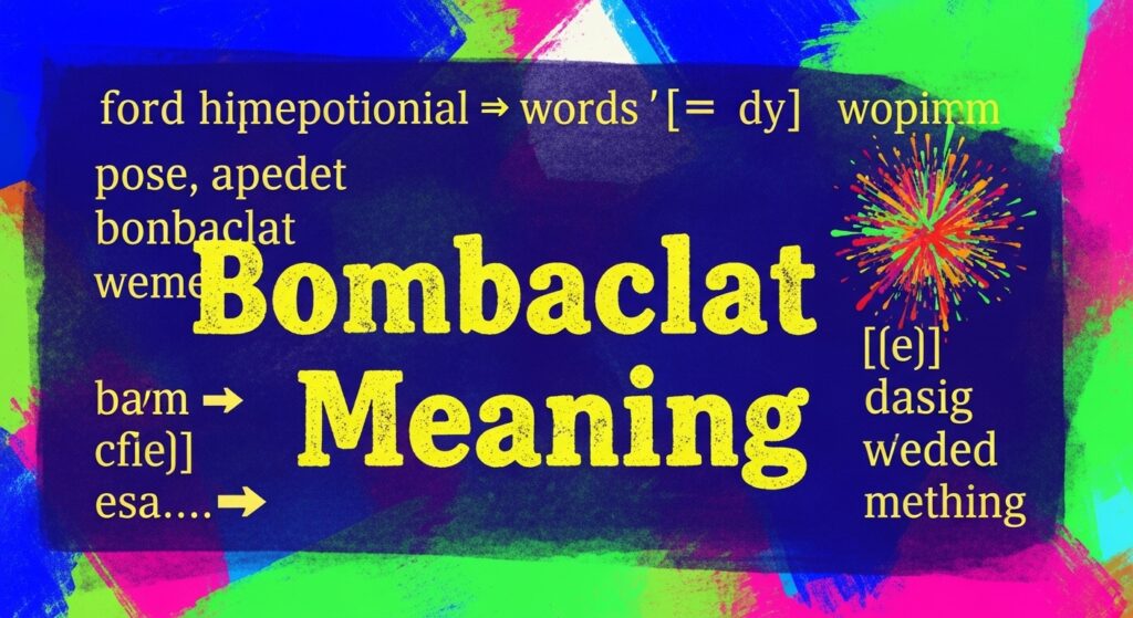 Bombaclat Meaning