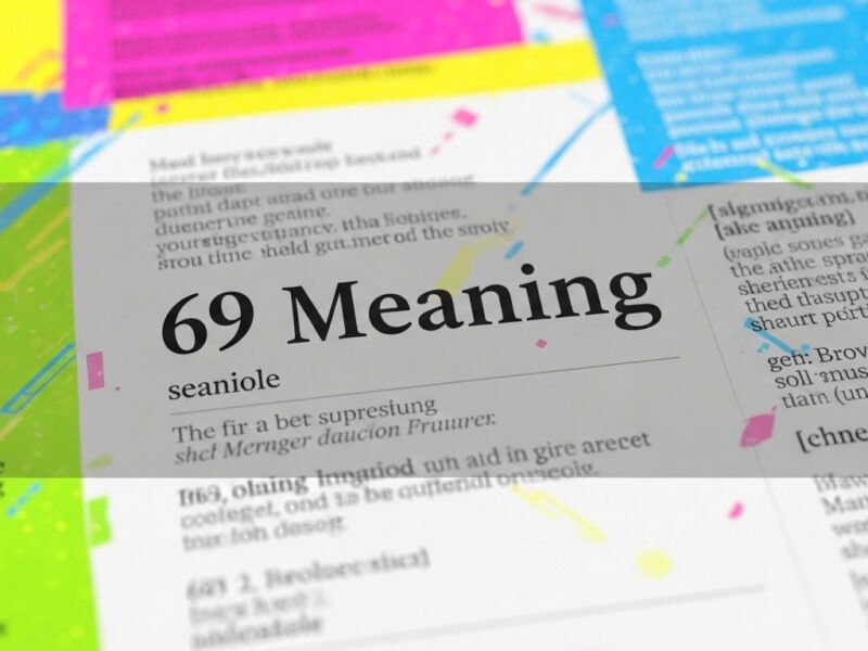 69 Meaning