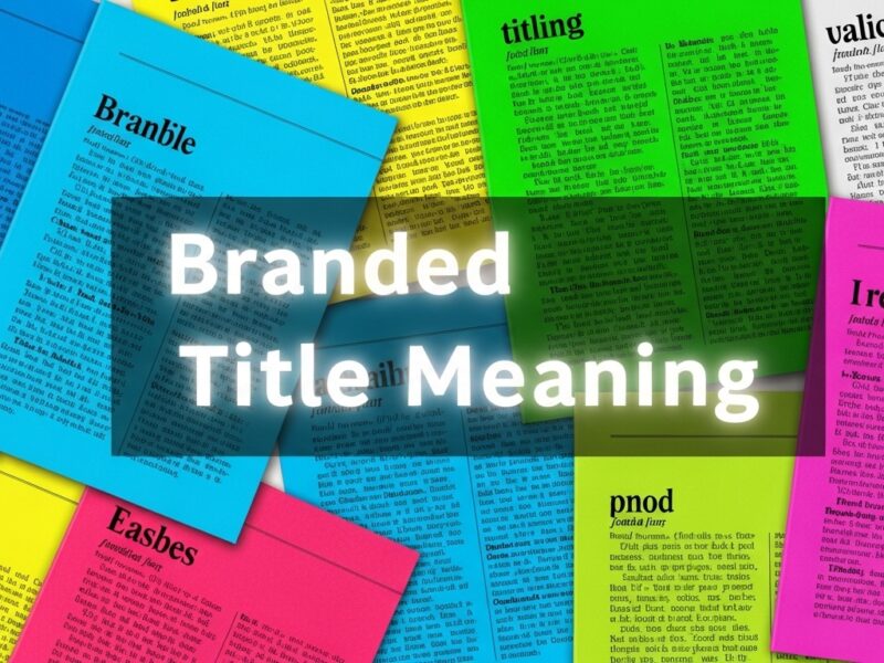 Branded Title Meaning