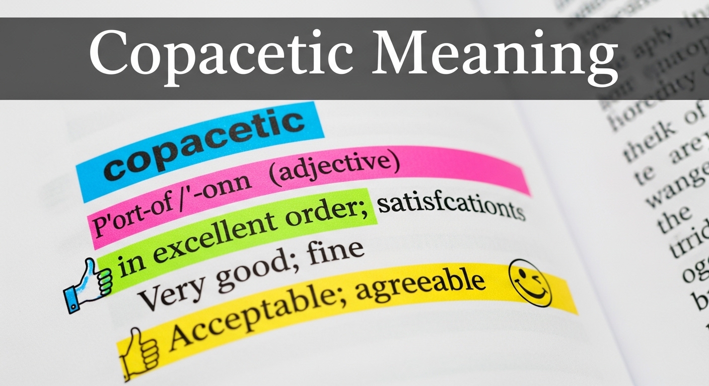 Copacetic Meaning