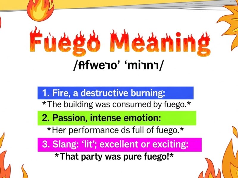 Fuego Meaning