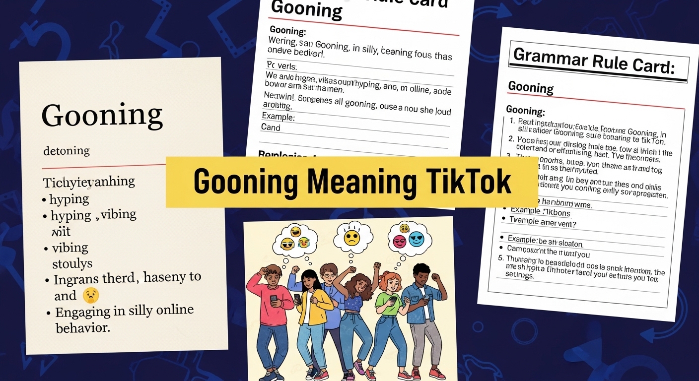Gooning Meaning TikTok