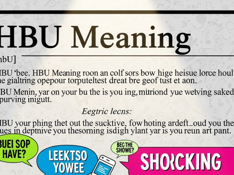 HBU Meaning