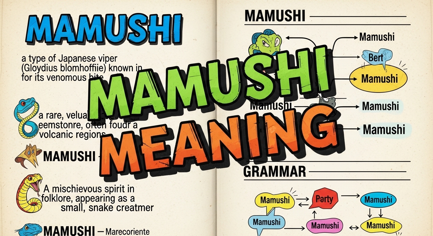 Mamushi Meaning