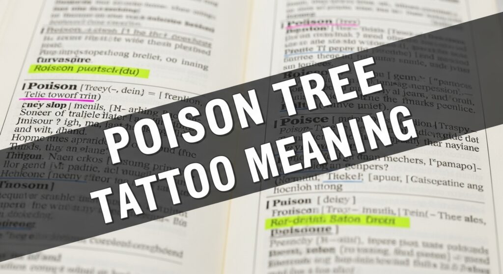 Poison Tree Tattoo Mean