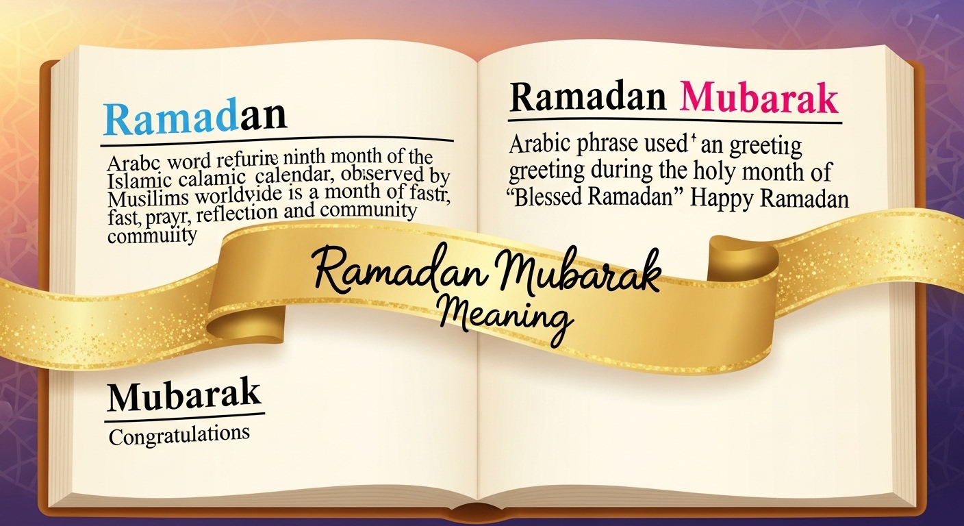 Ramadan Mubarak Meaning