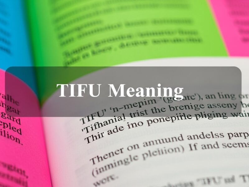 TIFU Meaning