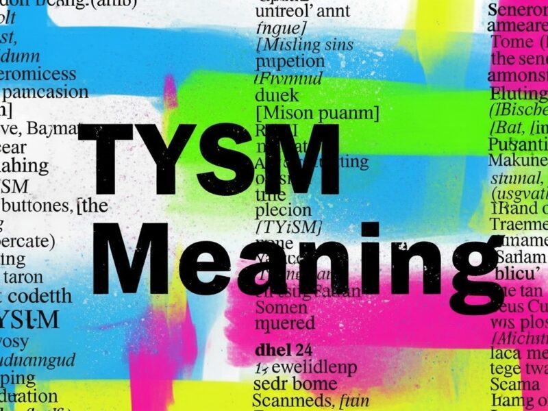 TYSM Meaning