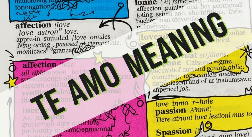 Te Amo Meaning