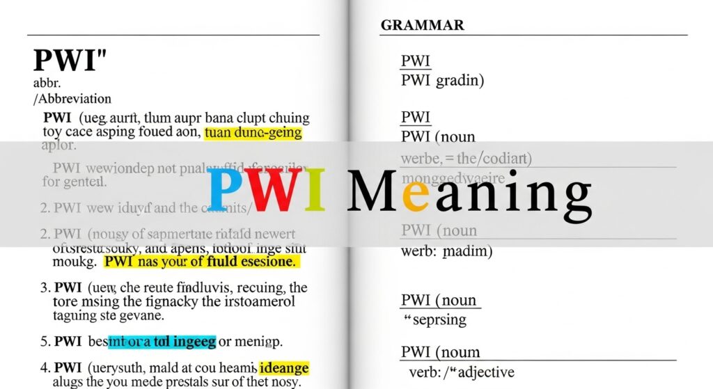 PWI Meaning