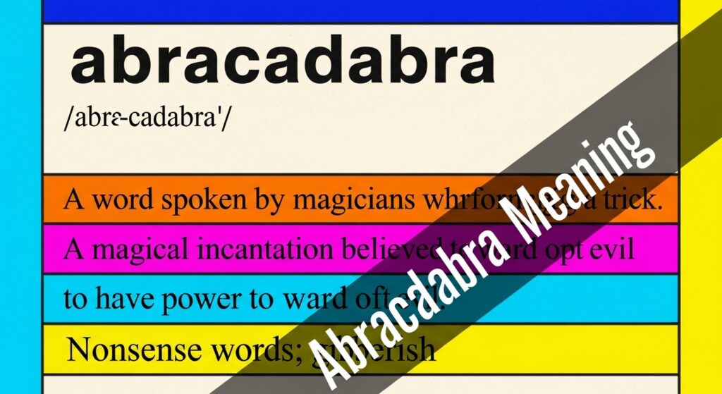 abracadabra Meaning