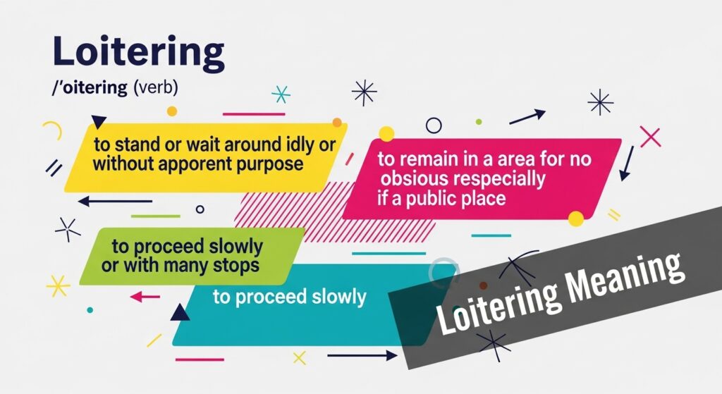 Loitering Meaning