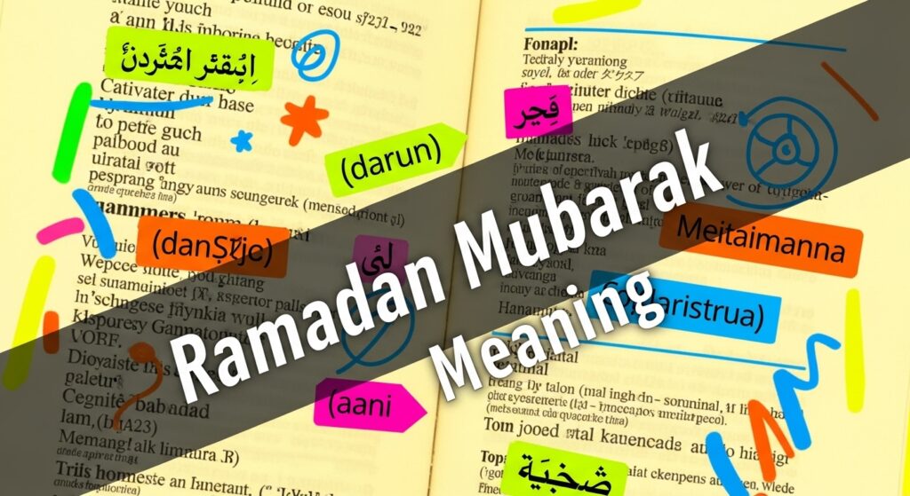 Ramadan Mubarak Meaning