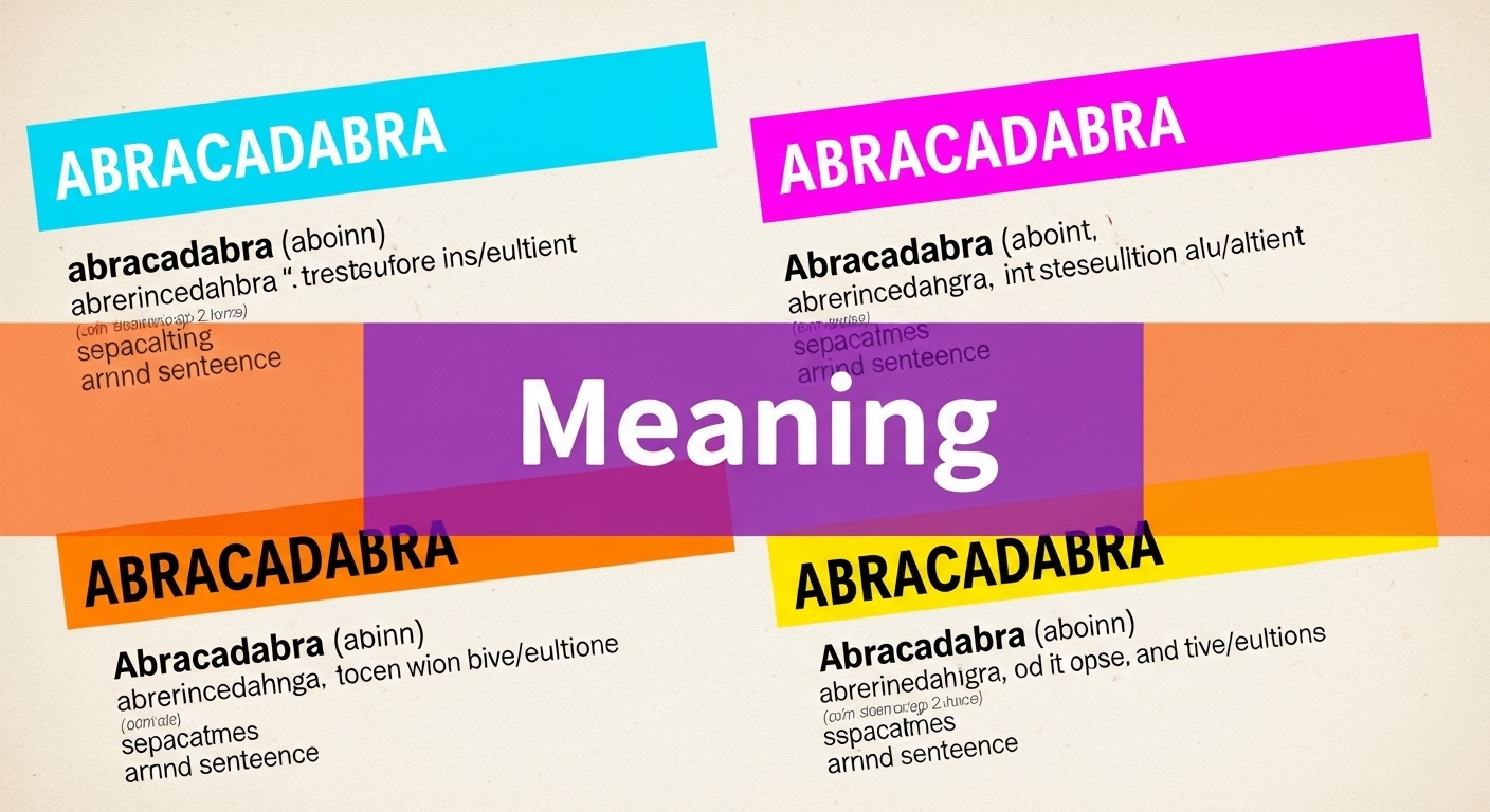 abracadabra Meaning