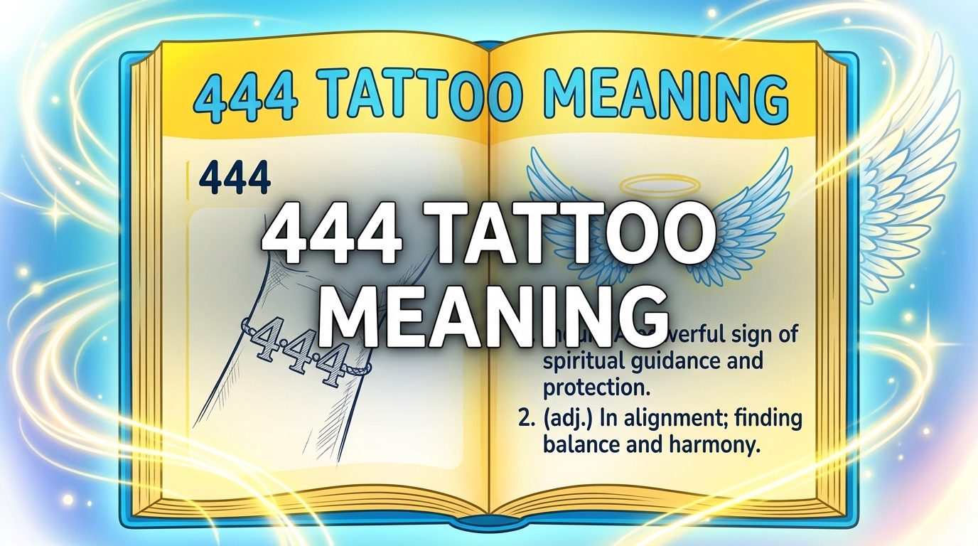 444 Tattoo Meaning