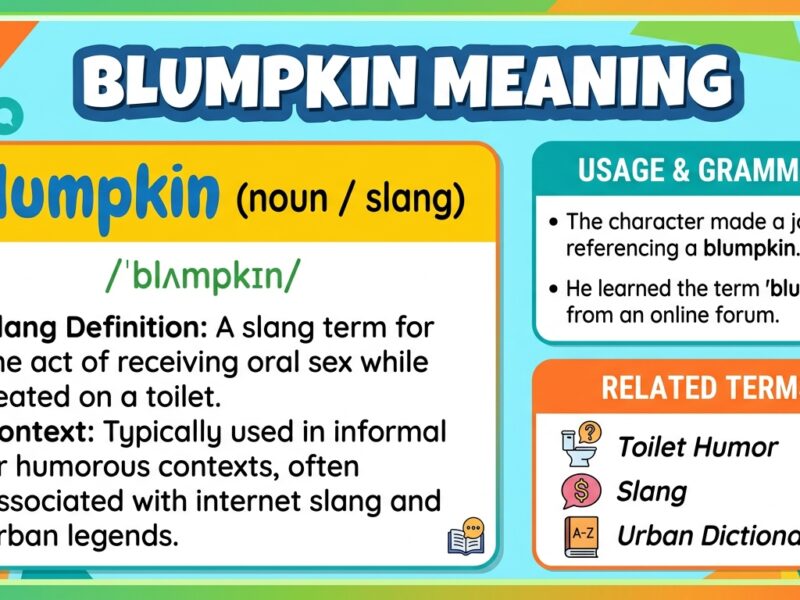 Blumpkin Meaning
