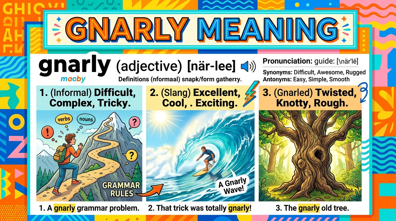 Gnarly Meaning