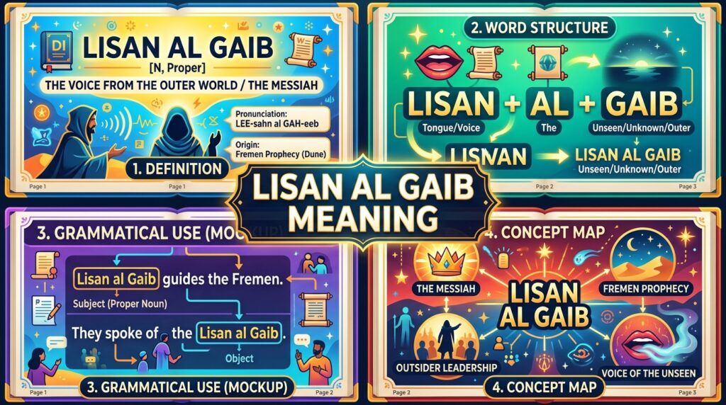 Lisan al Gaib Mean