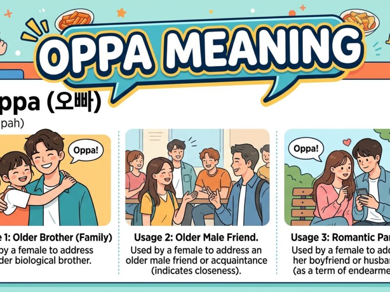 Oppa Meaning