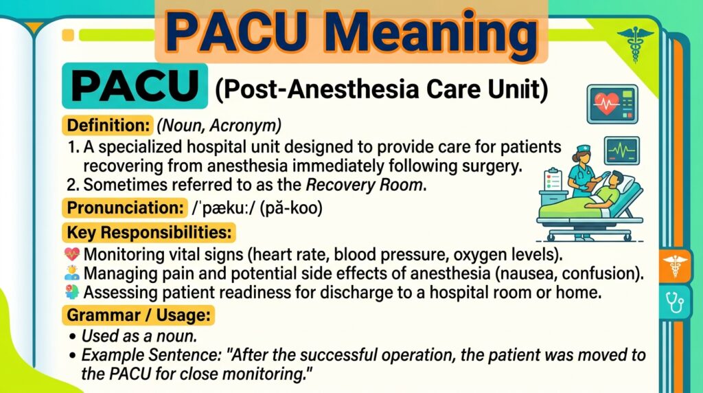 PACU Mean