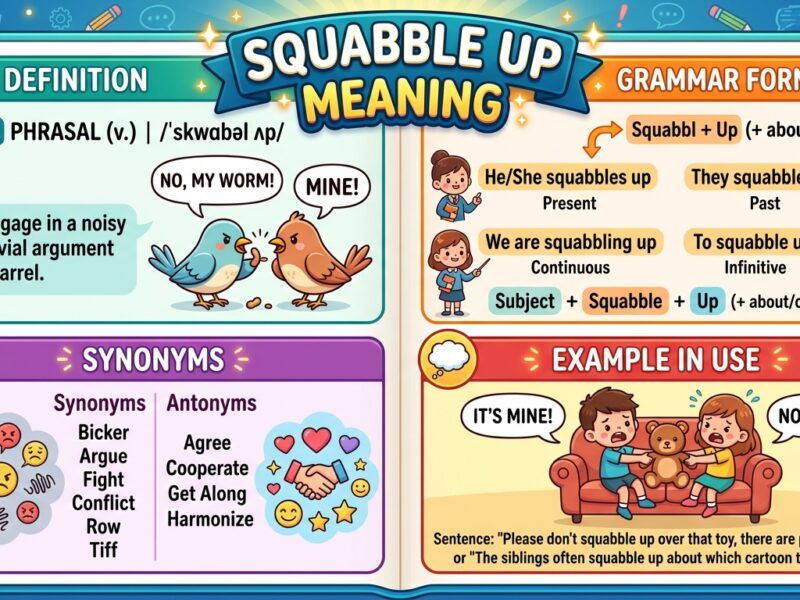 Squabble Up Meaning