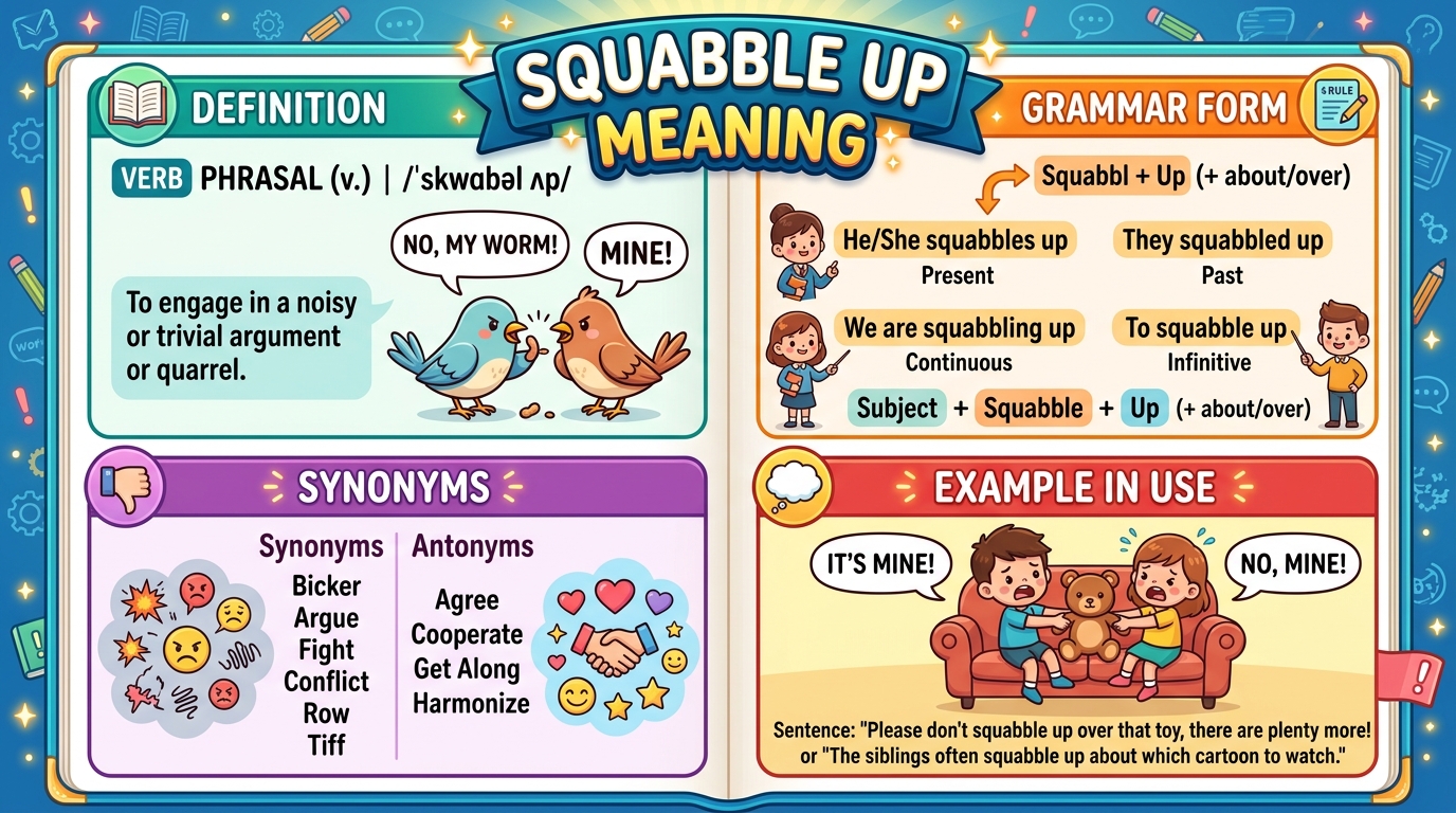 Squabble Up Meaning