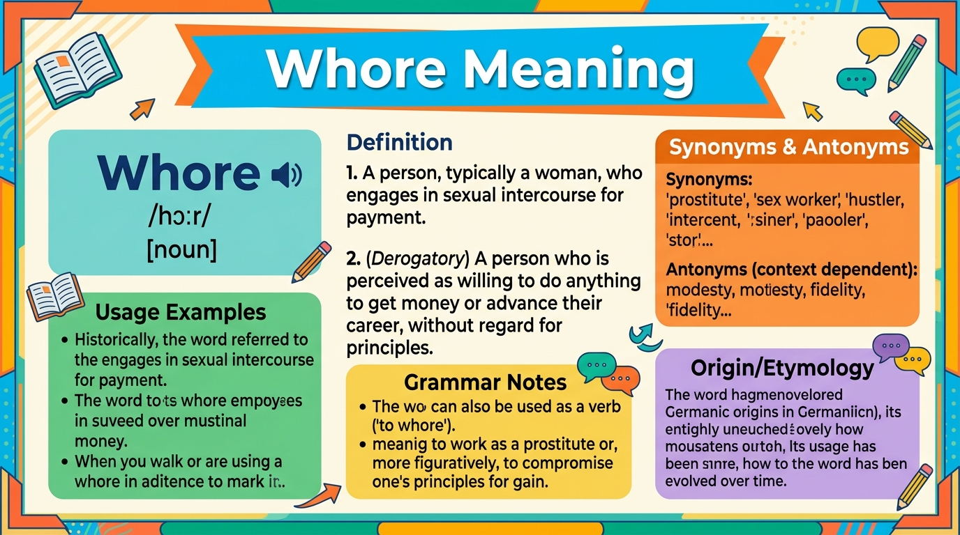 Whore Meaning