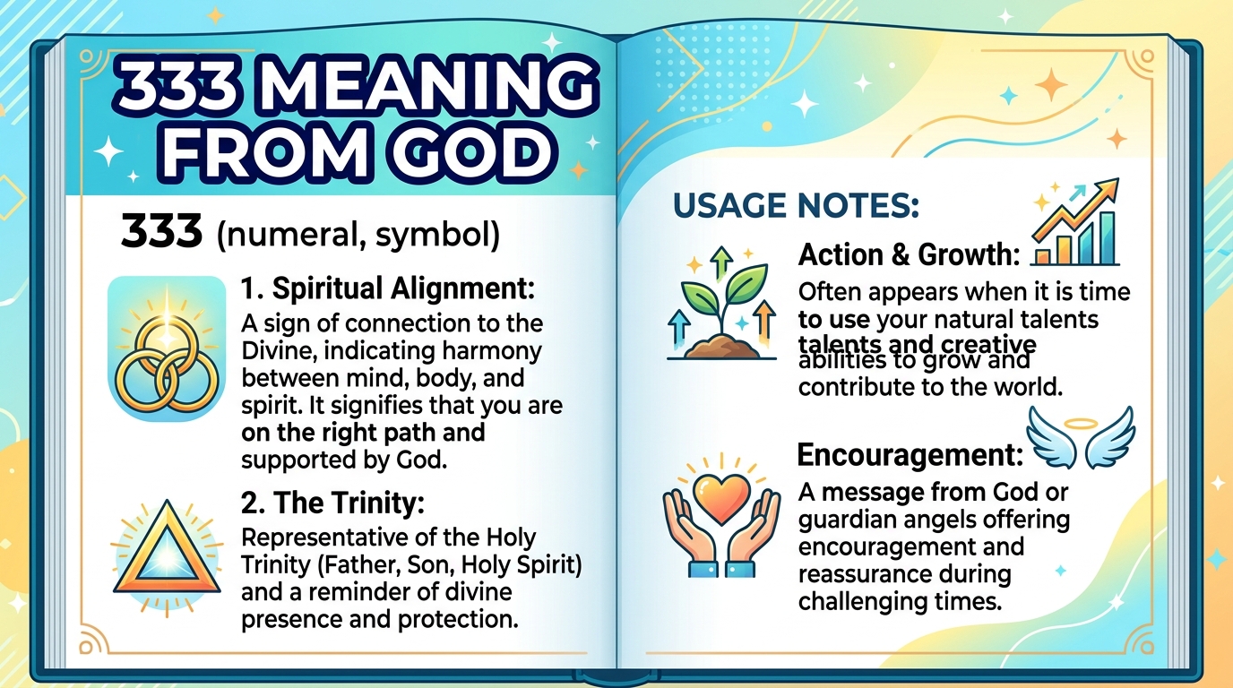 333 Meaning from God