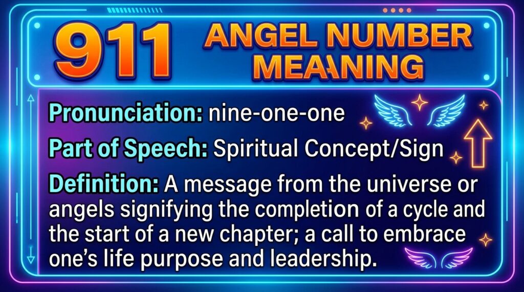 911 Angel Number Mean