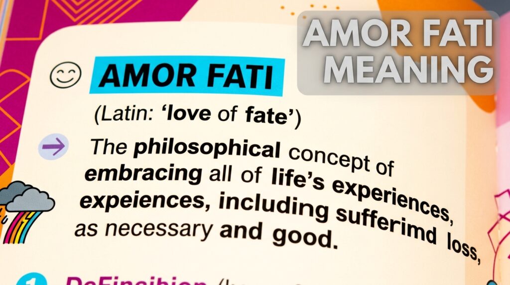 Amor Fati Mean