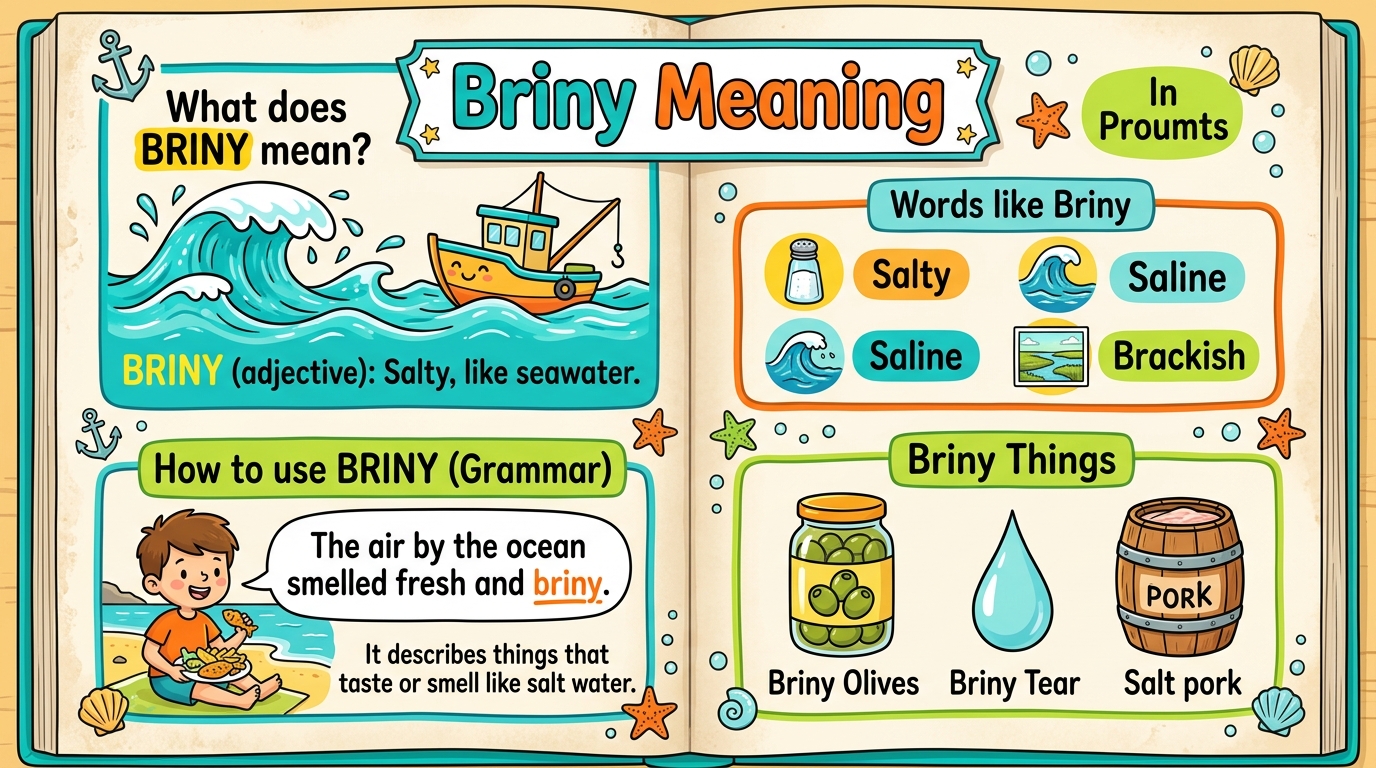 Briny Meaning