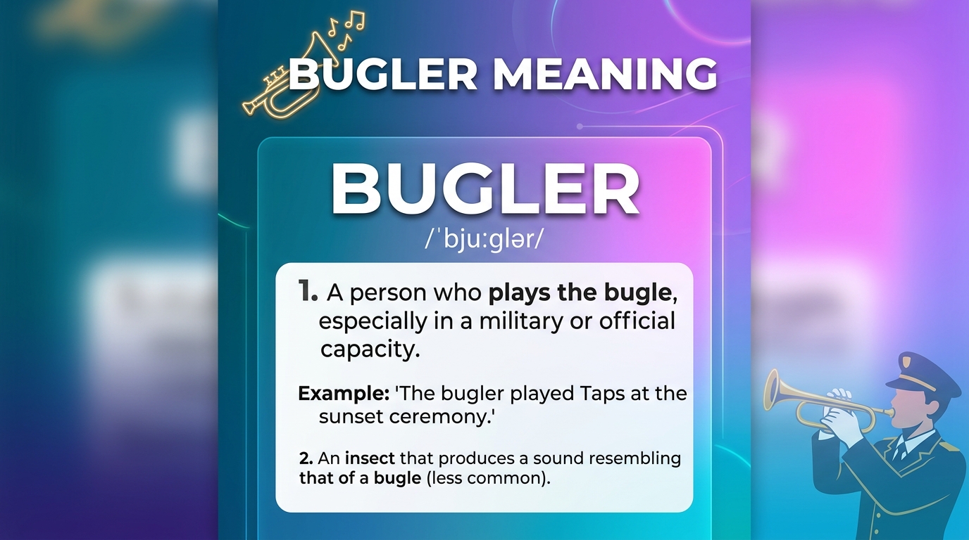 Bugler Meaning