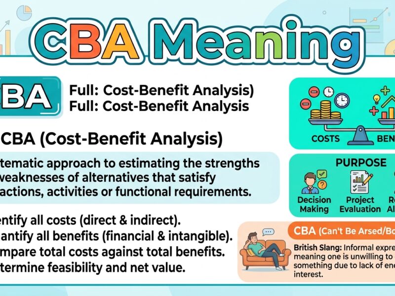 CBA Meaning