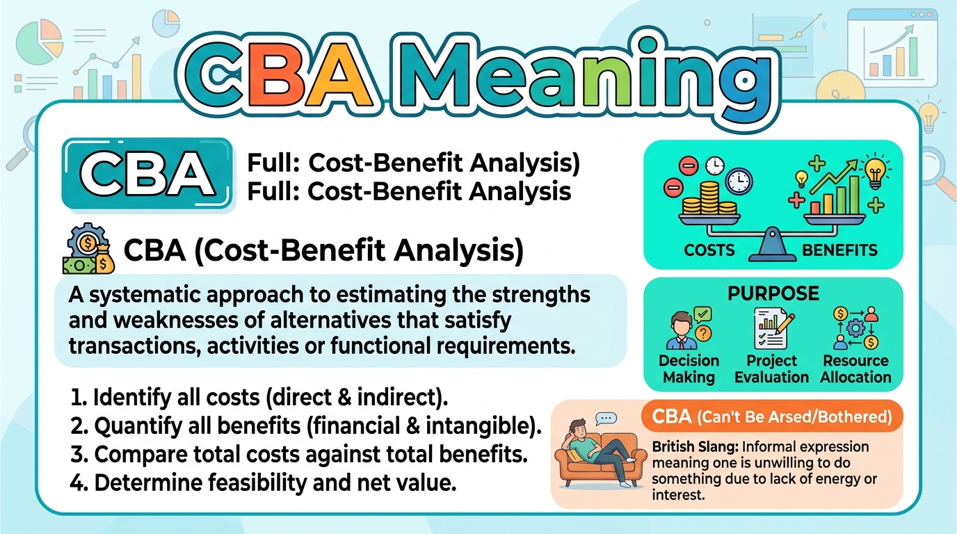 CBA Meaning