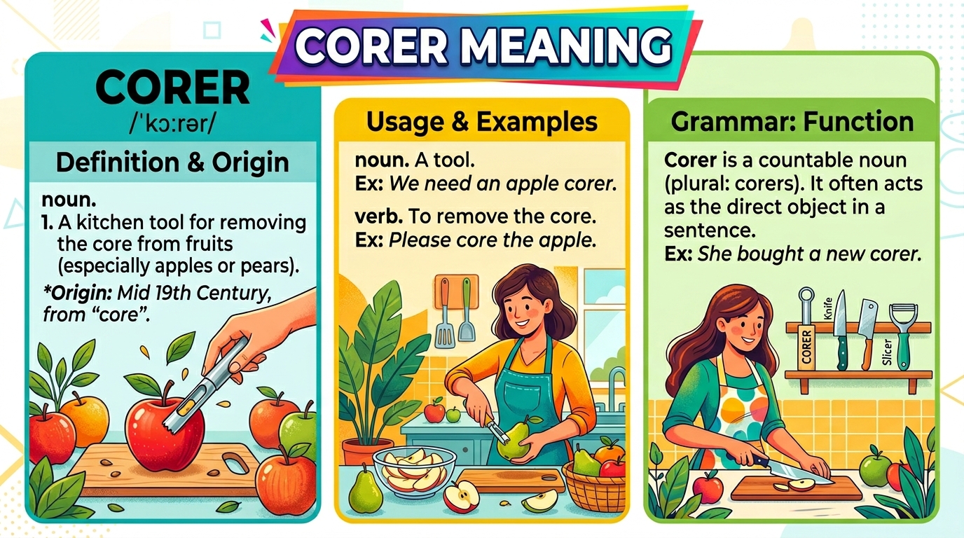 Corer Meaning