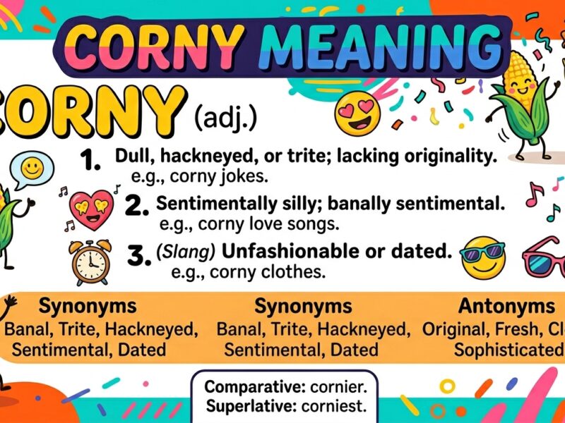 Corny Meaning