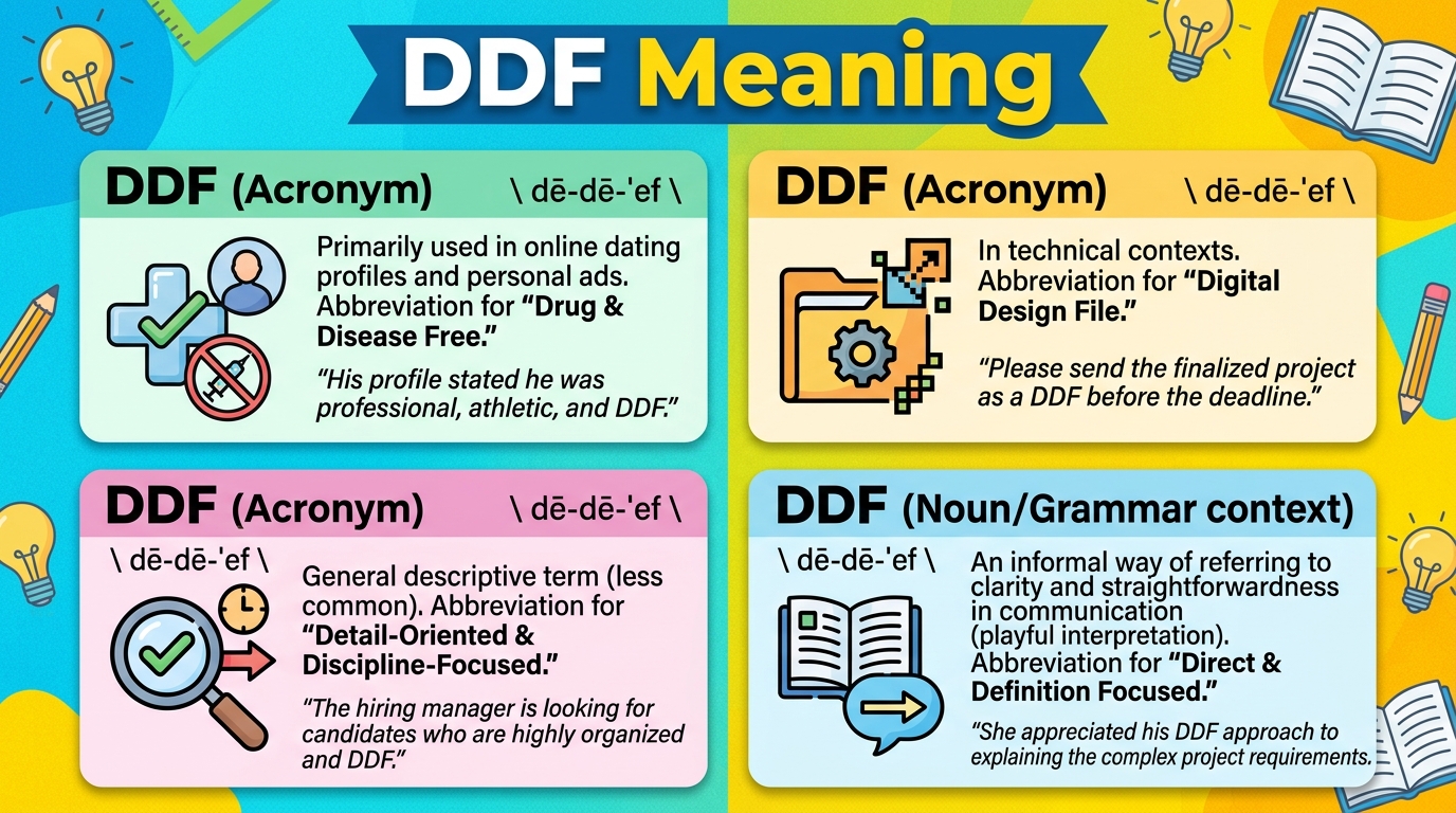DDF Meaning