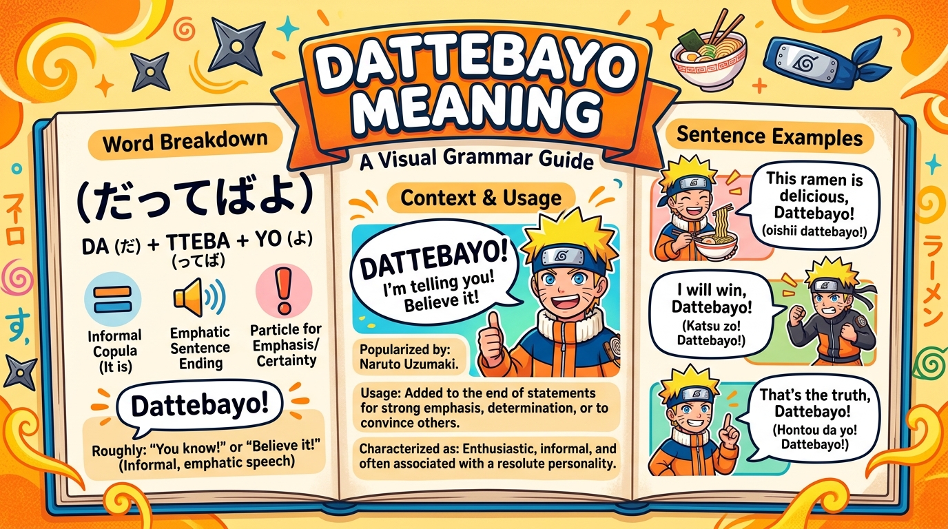 Dattebayo Meaning